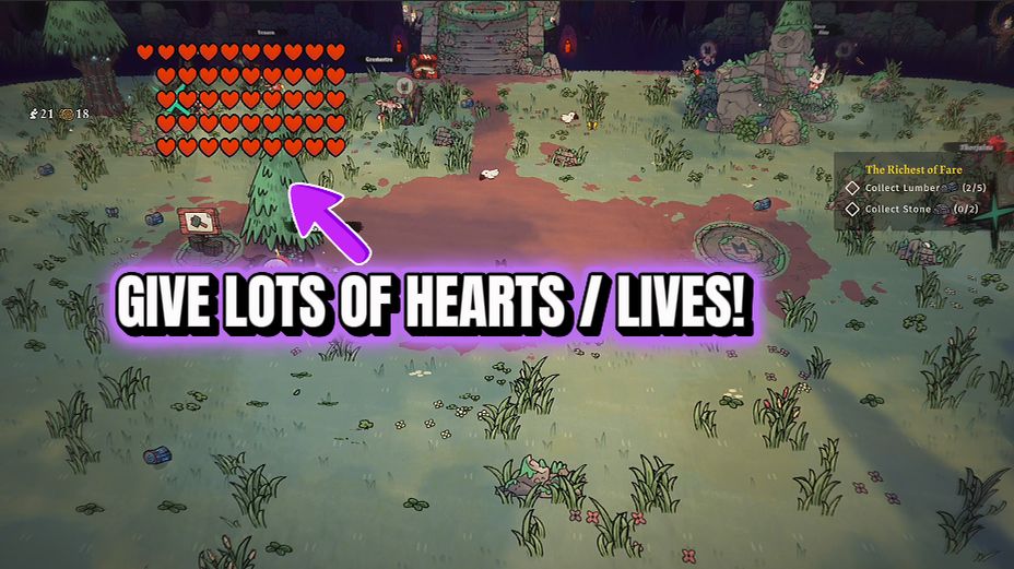 Cult of the Lamb — Unkillable (Infinite Health & Hearts) (screenshot 2)